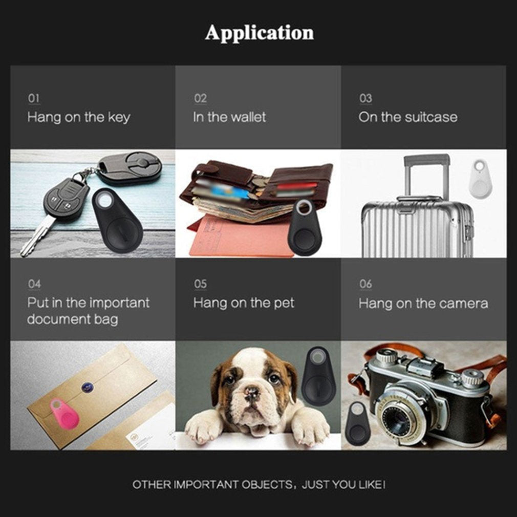 Mini Rastreador Bluetooth 4.0 Inteligente – Localizador GPS para Pets, Crianças, Chaves e Carteiras | Alarme Antiperda Sem Fio