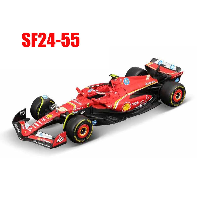 🏁 Miniatura F1 McLaren MCL38 Bburago 1:43 – Edição Miami & Mônaco GP 2024 (Diecast Colecionável)