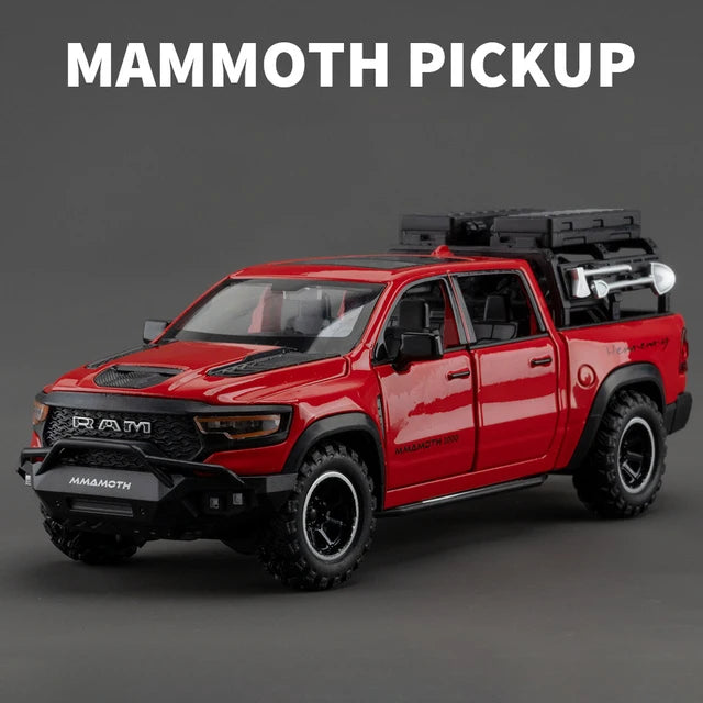 🏁 Miniatura Dodge RAM 1000 TRX Mammoth 1:32 Maisto – Modelo Colecionável com Luz e Som (Diecast)