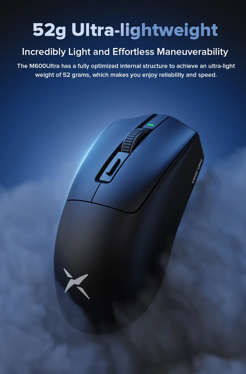 Mouse Gamer Sem Fio Delux M600 Series – Leveza, Precisão e Performance para Gamers Profissionais!