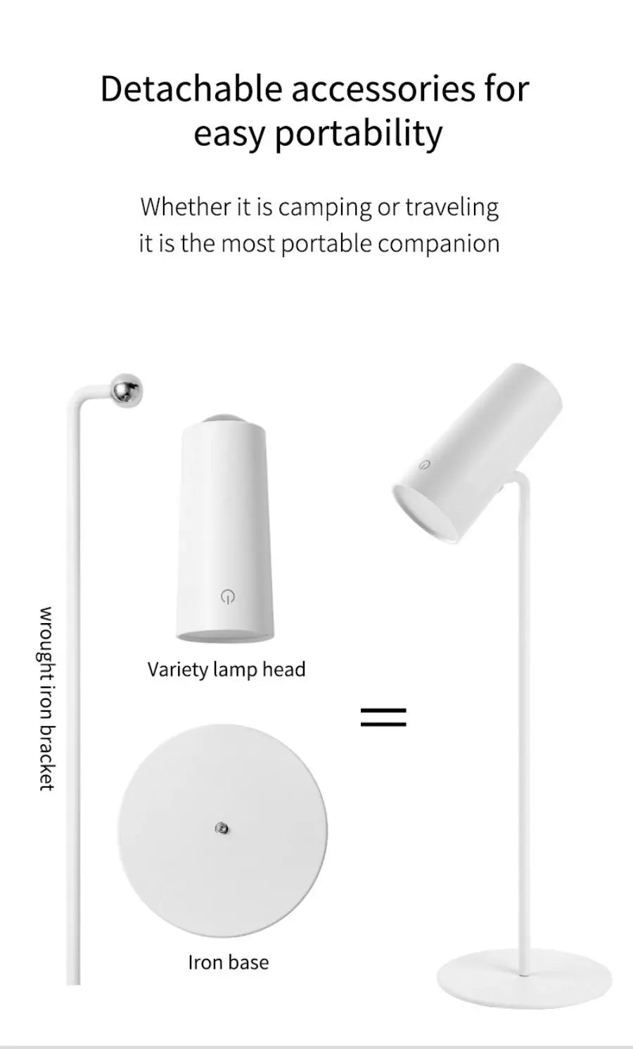 Luminária de Mesa LED – Iluminação Inteligente para Seus Estudos!
