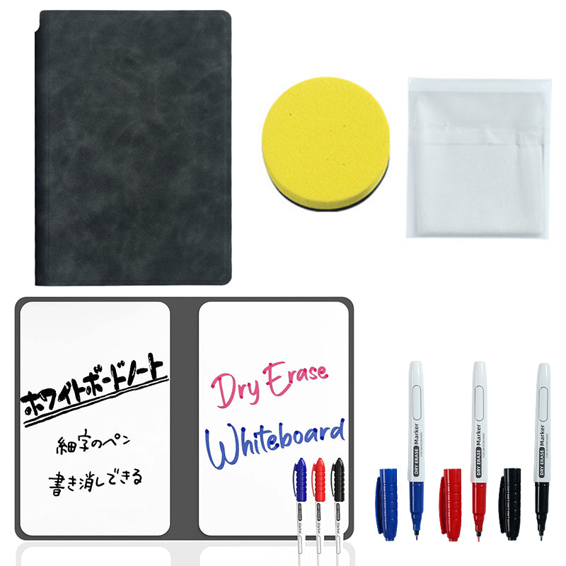 A5 Reusable Whiteboard Notebook – Planeje Seu Dia de Forma Eficiente!