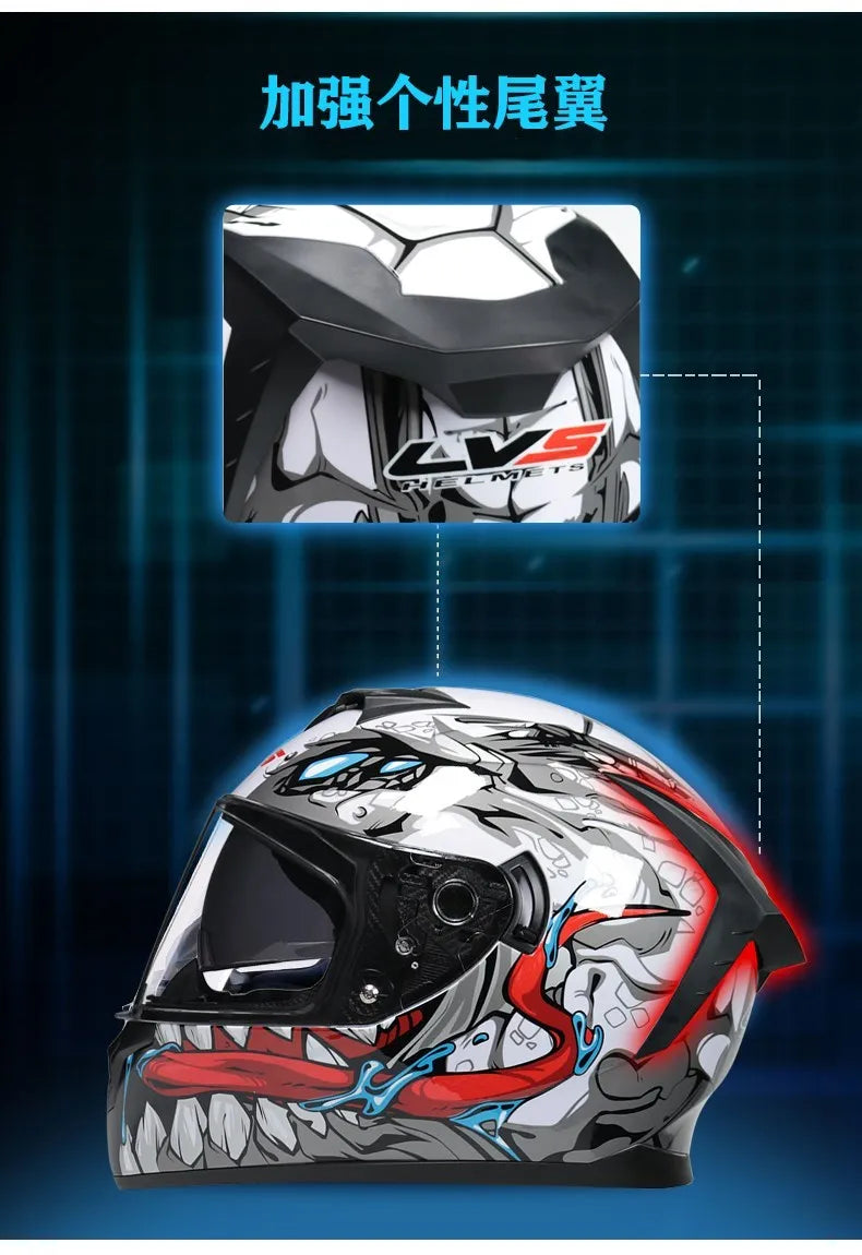 Capacete Modular Full Face ORZ – Segurança e Conforto para Motos e Scooters | Certificação DOT