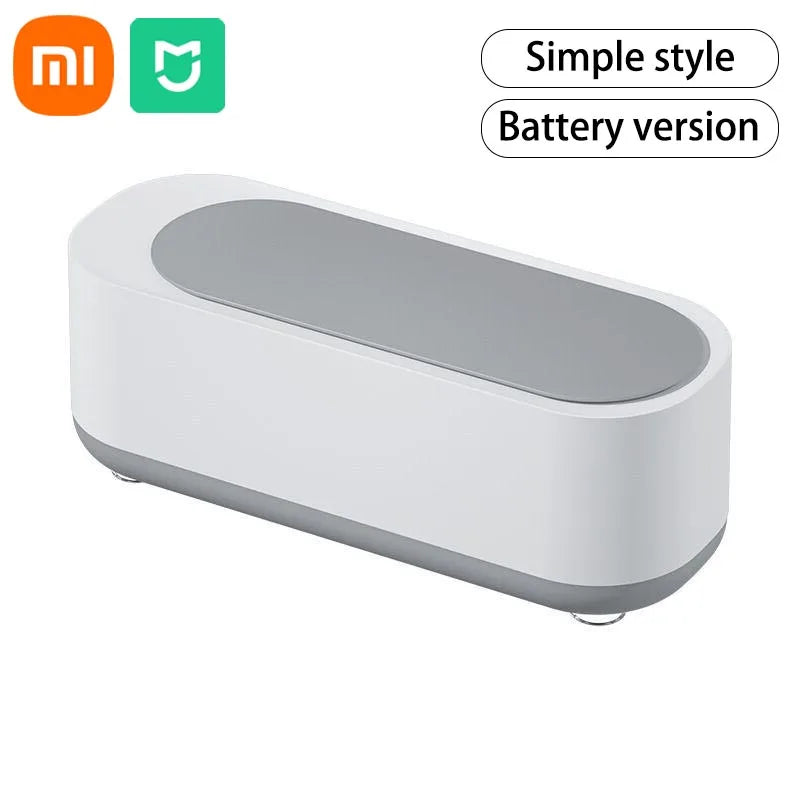 Máquina de Limpeza Ultrassônica Xiaomi MIJIA para Óculos e Joias - Limpeza de Alta Frequência 45KHZ