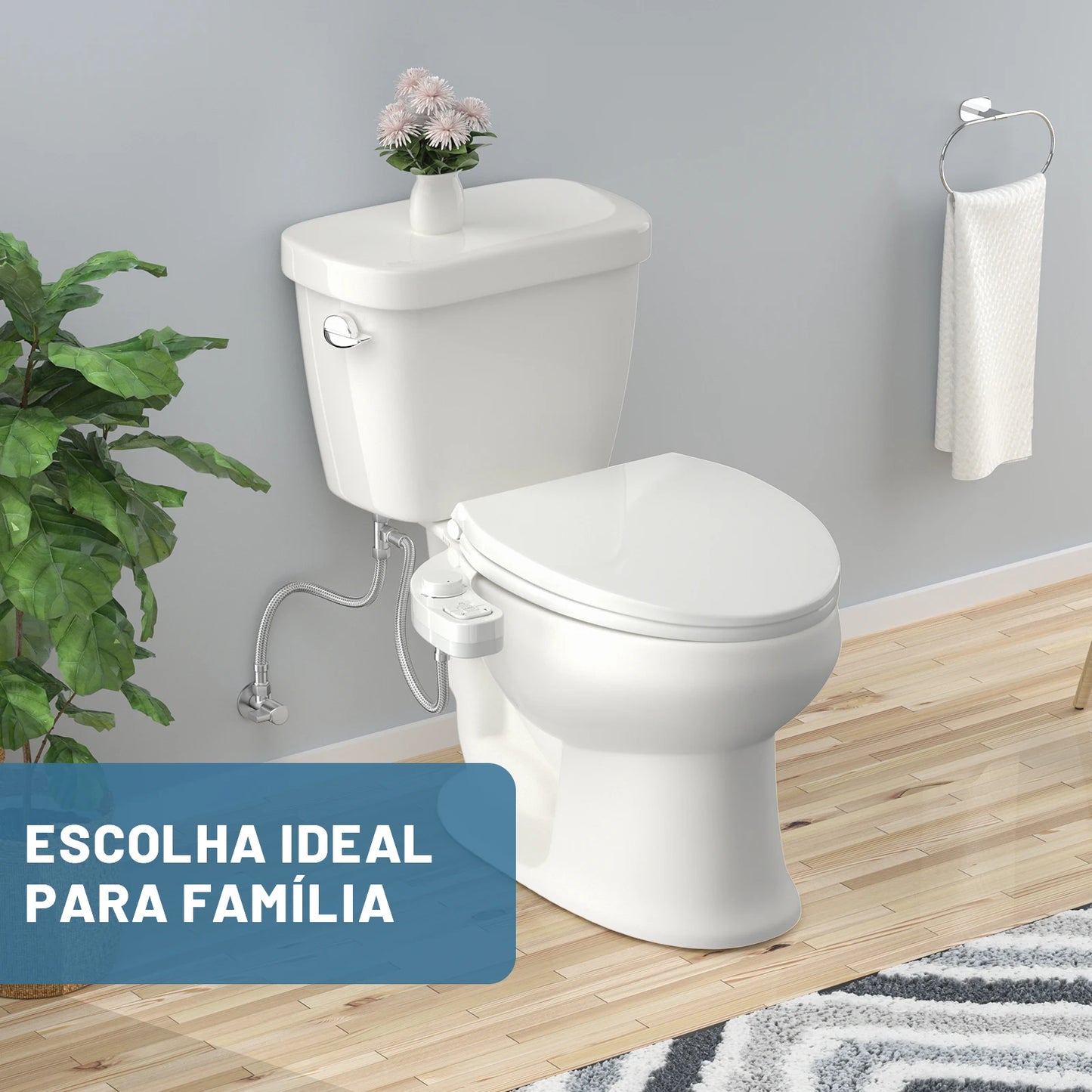 Bidê Não Elétrico SAMODRA – Conforto e Higiene em Cada Detalhe!