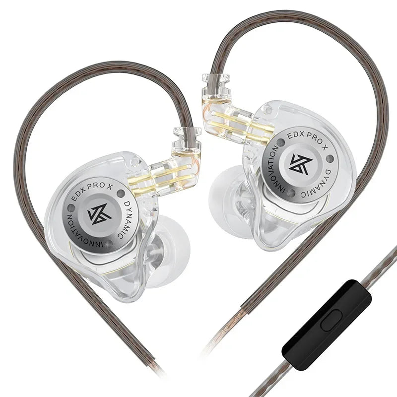 KZ EDX PRO X – Fone de Ouvido Dinâmico HiFi Bass | Qualidade Profissional para Música e Esporte!