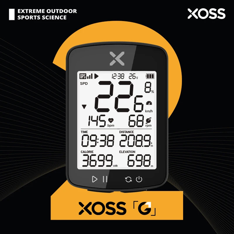 XOSS G2/G2 Plus – Ciclocomputador GPS Wireless para Ciclismo