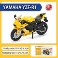 🏍️ Miniaturas de Motos Kawasaki Ninja H2R, Suzuki GSX-R1000 e Yamaha YZF-R1 1:18 MSZ – Modelos Estáticos Colecionáveis (Diecast)