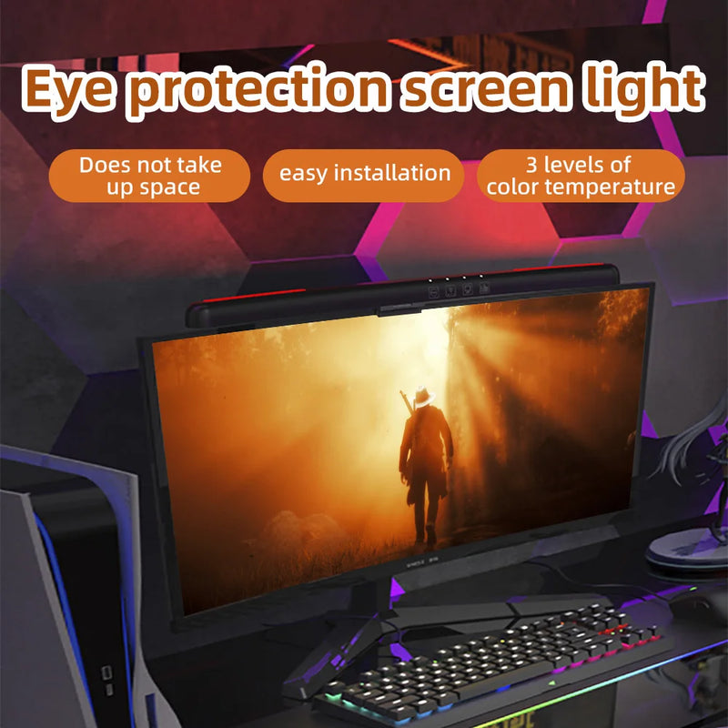 Barra de Luz LED para Monitor – Iluminação Perfeita para Seu Setup!