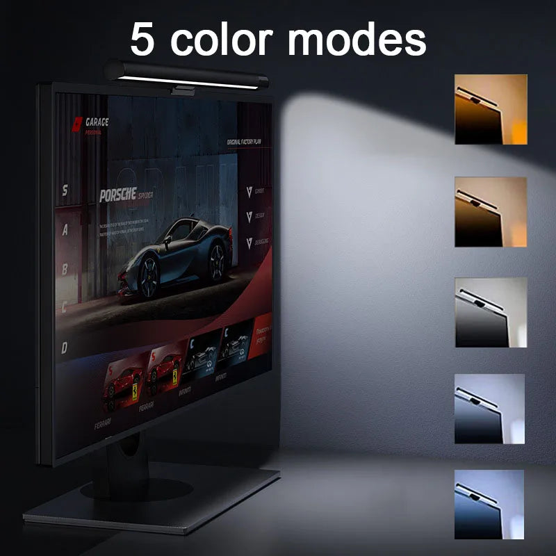 LED Monitor Light Bar for Computer Screen - RGB Atmosphere Table Lamp (44cm)