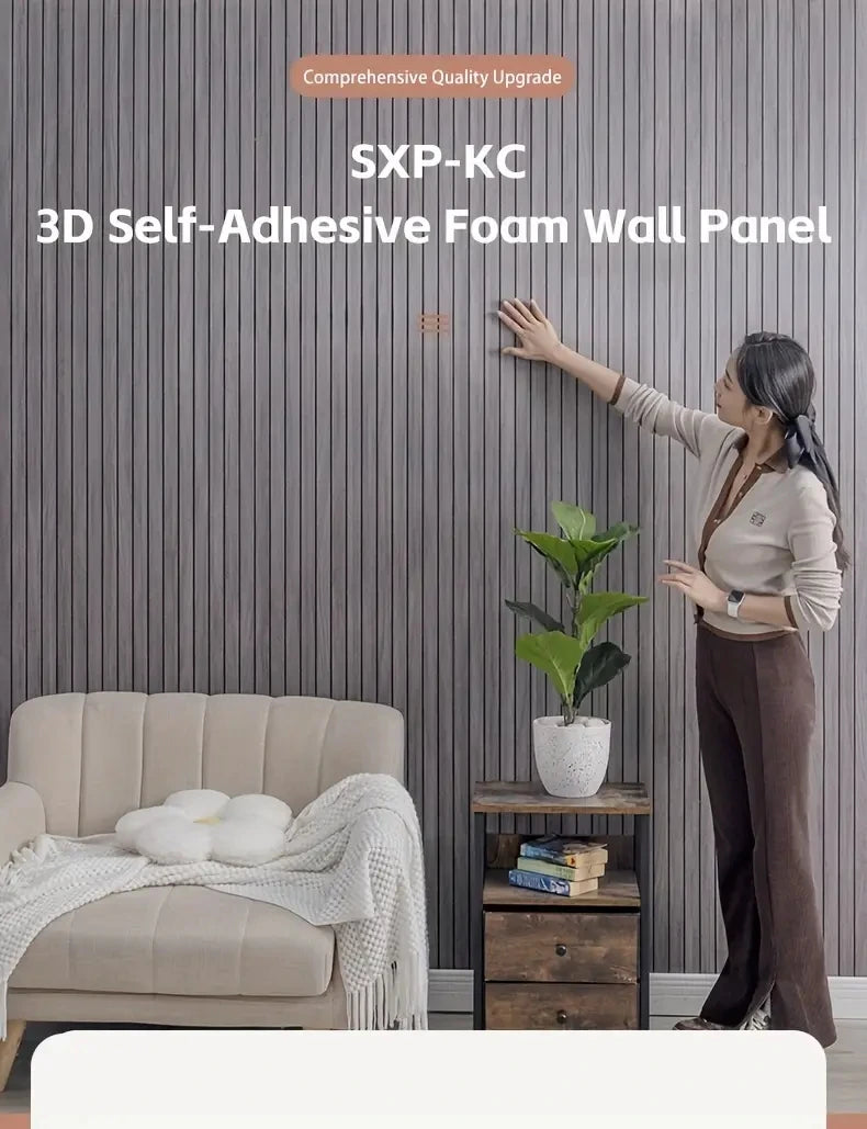 Papel de Parede Autoadesivo 3D Madeira Retrô – Transforme Seu Espaço com Estilo!