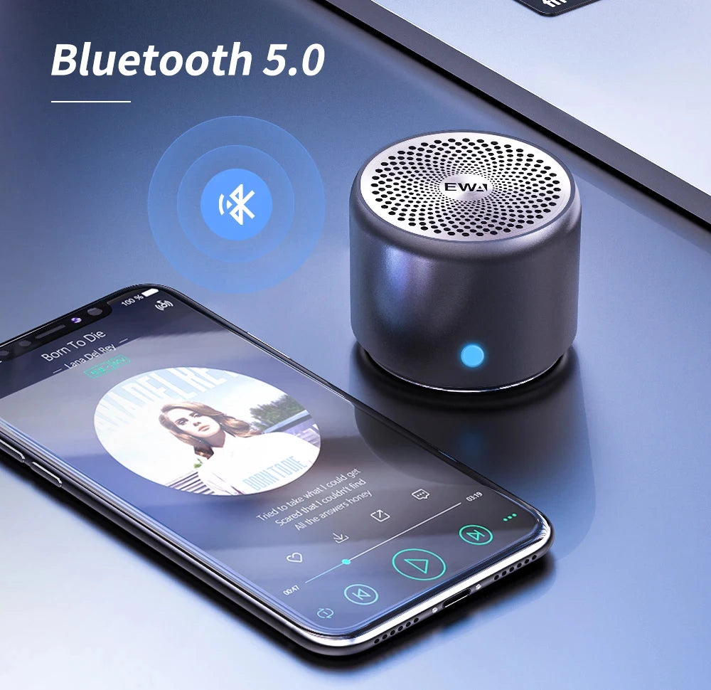 EWA A106 Pro - Mini Caixa de Som Bluetooth 5.0
