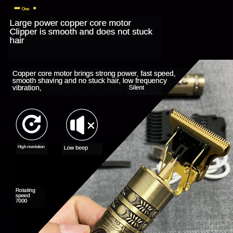 T9 Hair Clipper – Corte Preciso e Confortável para o Homem Moderno!
