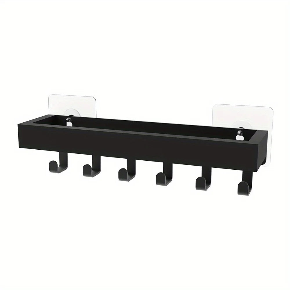 Prateleira de Parede em Madeira – Suporte Flutuante Decorativo para Plantas, Cosméticos e Chaves | Organização e Estilo para o Lar
