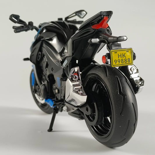 1:12 Kawasaki Z1000 Street Cars Motorcycle Diecast Model Car Alloy Metal With Base Display Collections Hobby Home Decoration Boy