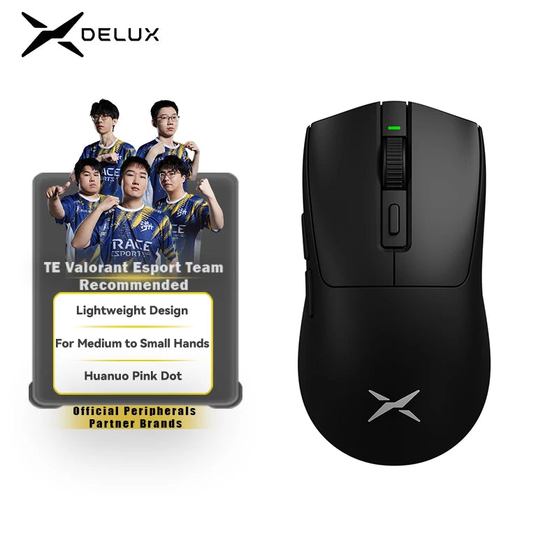 Mouse Gamer Sem Fio Delux M600 Series – Leveza, Precisão e Performance para Gamers Profissionais!