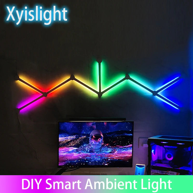 Luminária RGB Inteligente – Iluminação Personalizada para Seu Espaço!