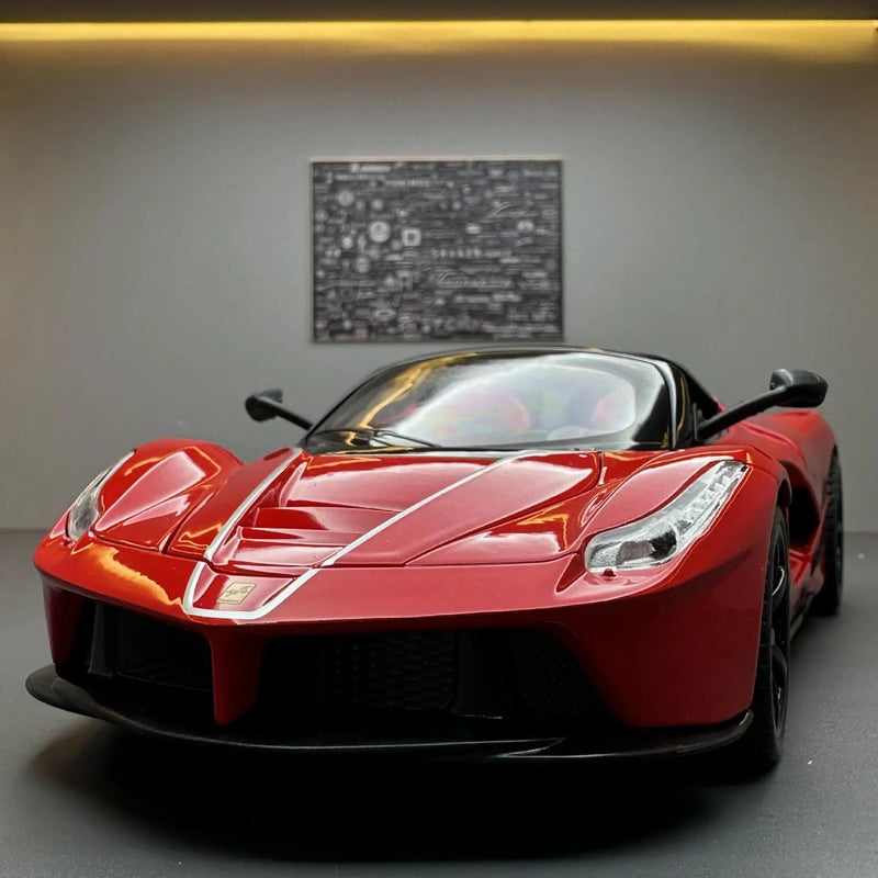 🏎️ Miniatura Ferrari LaFerrari Conversível 1:22 Welly – Modelo de Corrida Colecionável (Diecast)