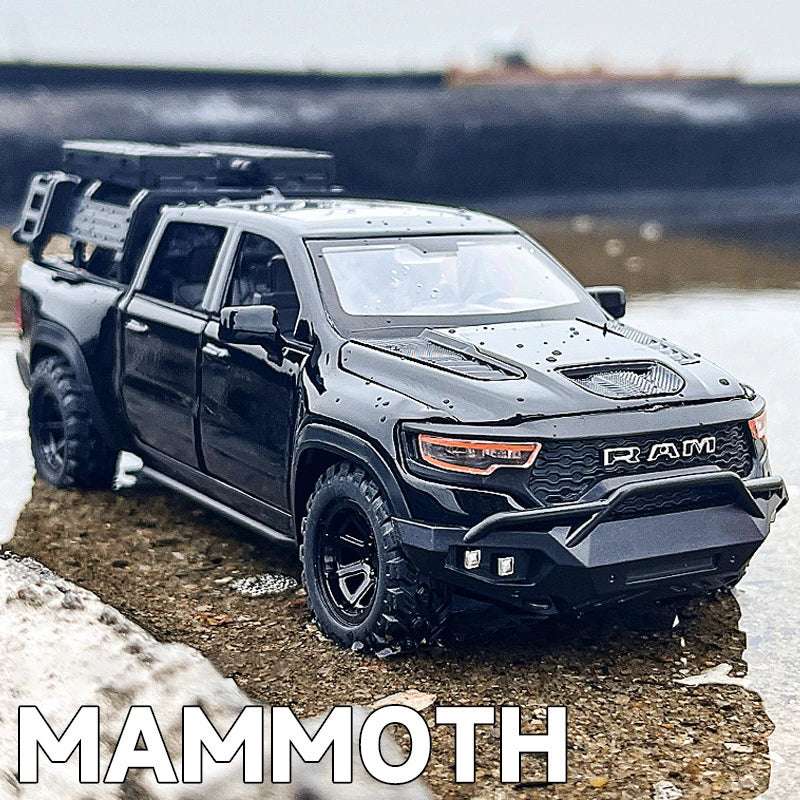 🏁 Miniatura Dodge RAM 1000 TRX Mammoth 1:32 Maisto – Modelo Colecionável com Luz e Som (Diecast)