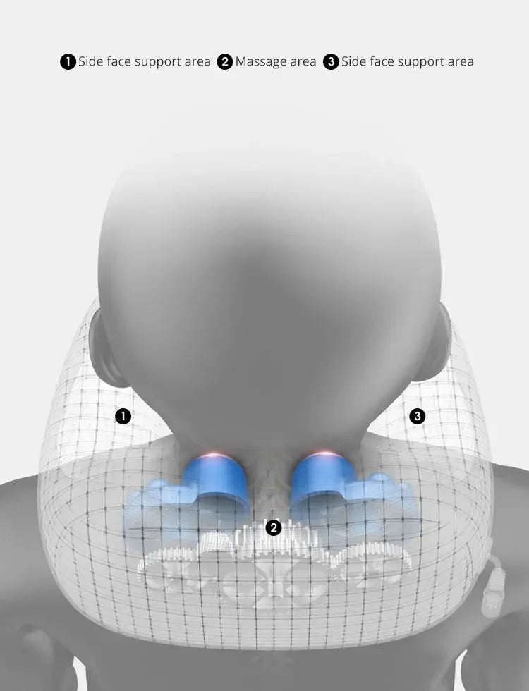 Massageador Cervical Portátil - Relaxamento em Qualquer Lugar!