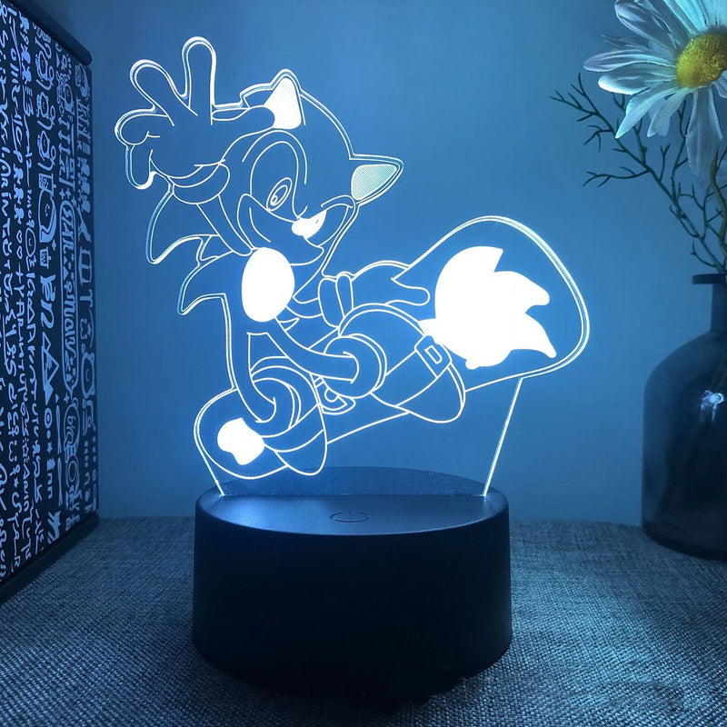 Sonices 3D Visual Illusion Night Light – Criatividade e Encanto para o Seu Ambiente