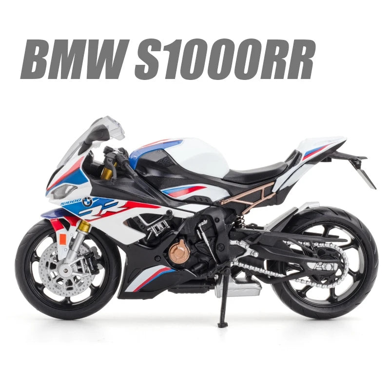 🏍️ Miniatura Moto BMW S1000RR 1:12 RMZ City – Modelo Super Esportiva Colecionável (Diecast)