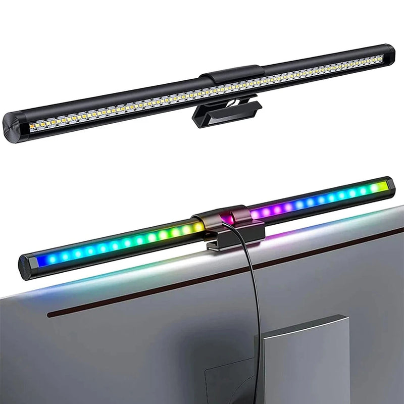 LED Monitor Light Bar for Computer Screen - RGB Atmosphere Table Lamp (44cm)