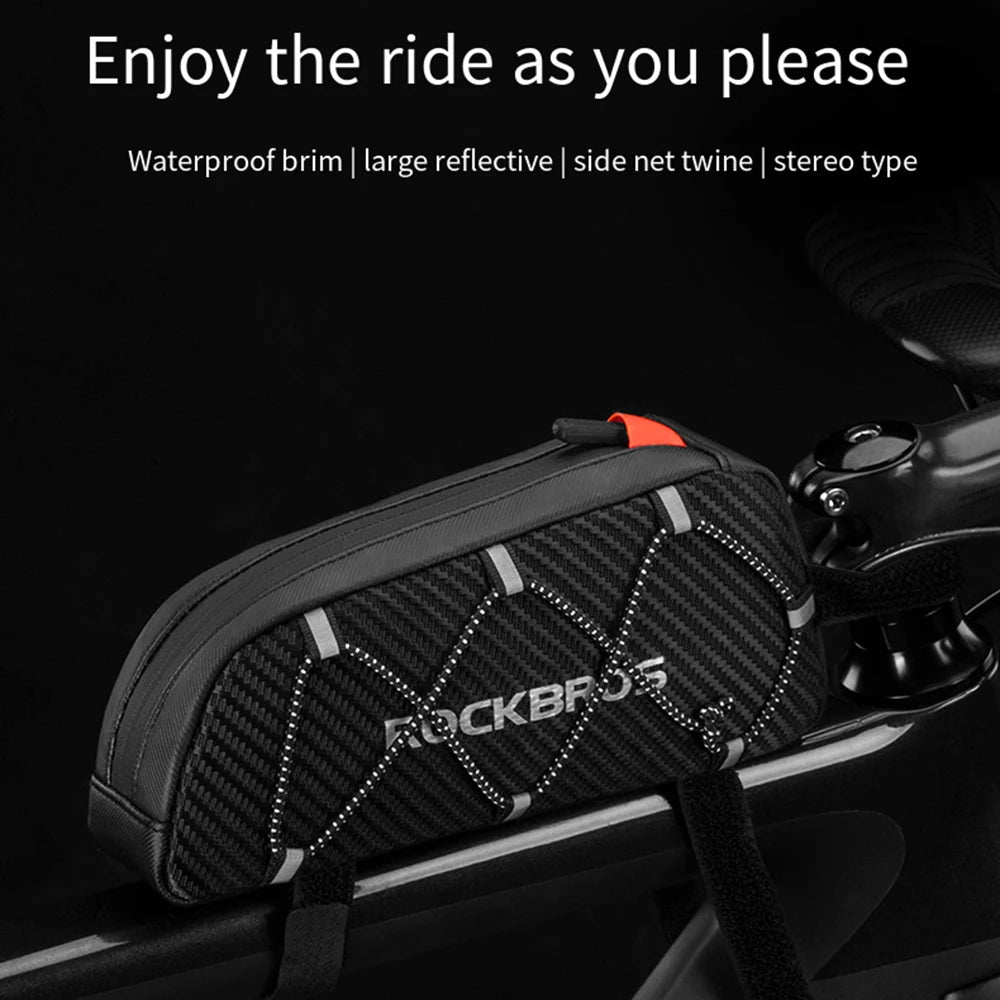 Bolsa de Quadro ROCKBROS – Impermeável, Leve e Funcional para Ciclismo