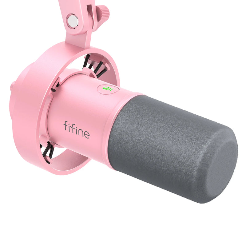 FIFINE K688 – Microfone Dinâmico XLR/USB para Gravação e Streaming