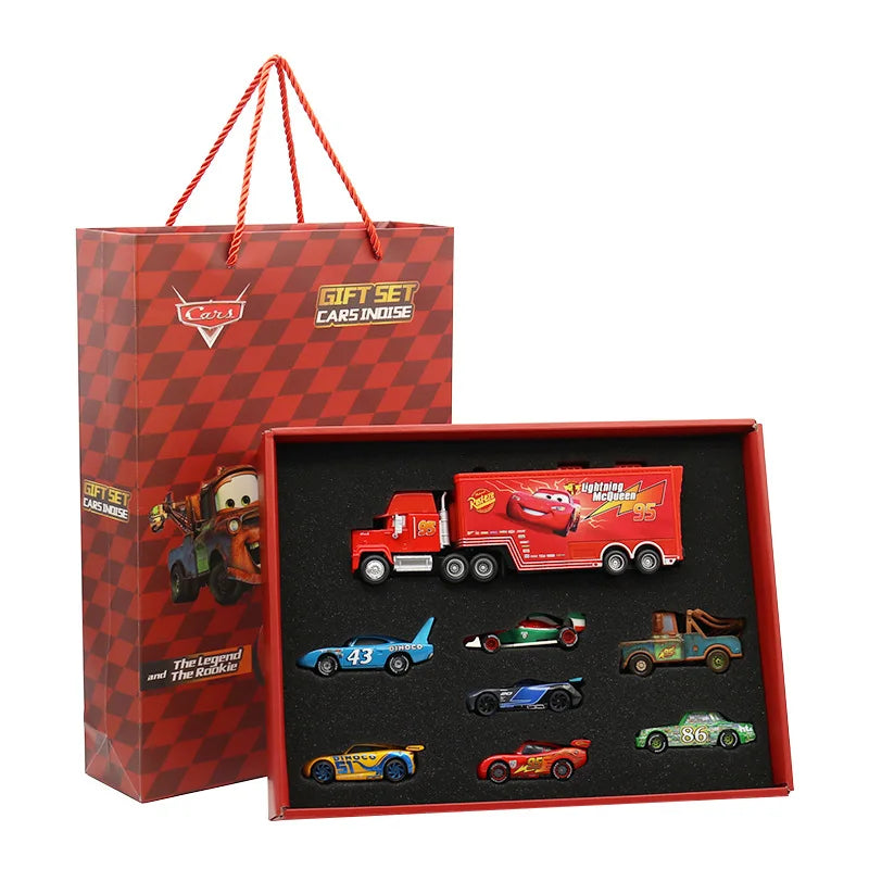 🏎️ Miniaturas Disney Pixar Cars 3 – Kit Metal Diecast 1:55 (Relâmpago McQueen, Mater, Jackson Storm e Mais)