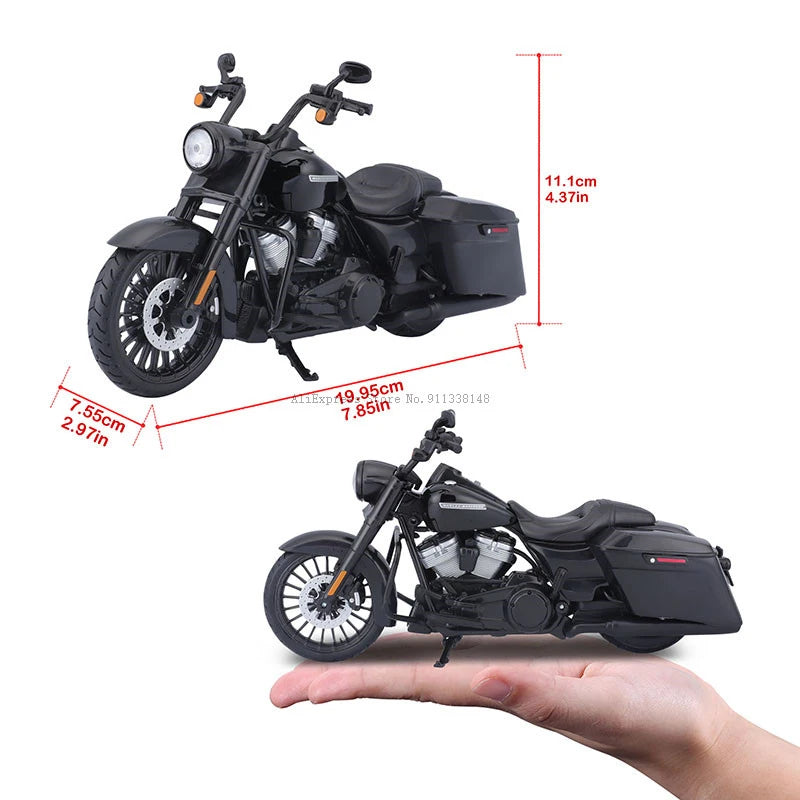 🏍️ Miniatura Harley-Davidson Road King Special 2017 1:12 Maisto – Moto Clássica Colecionável (Diecast)