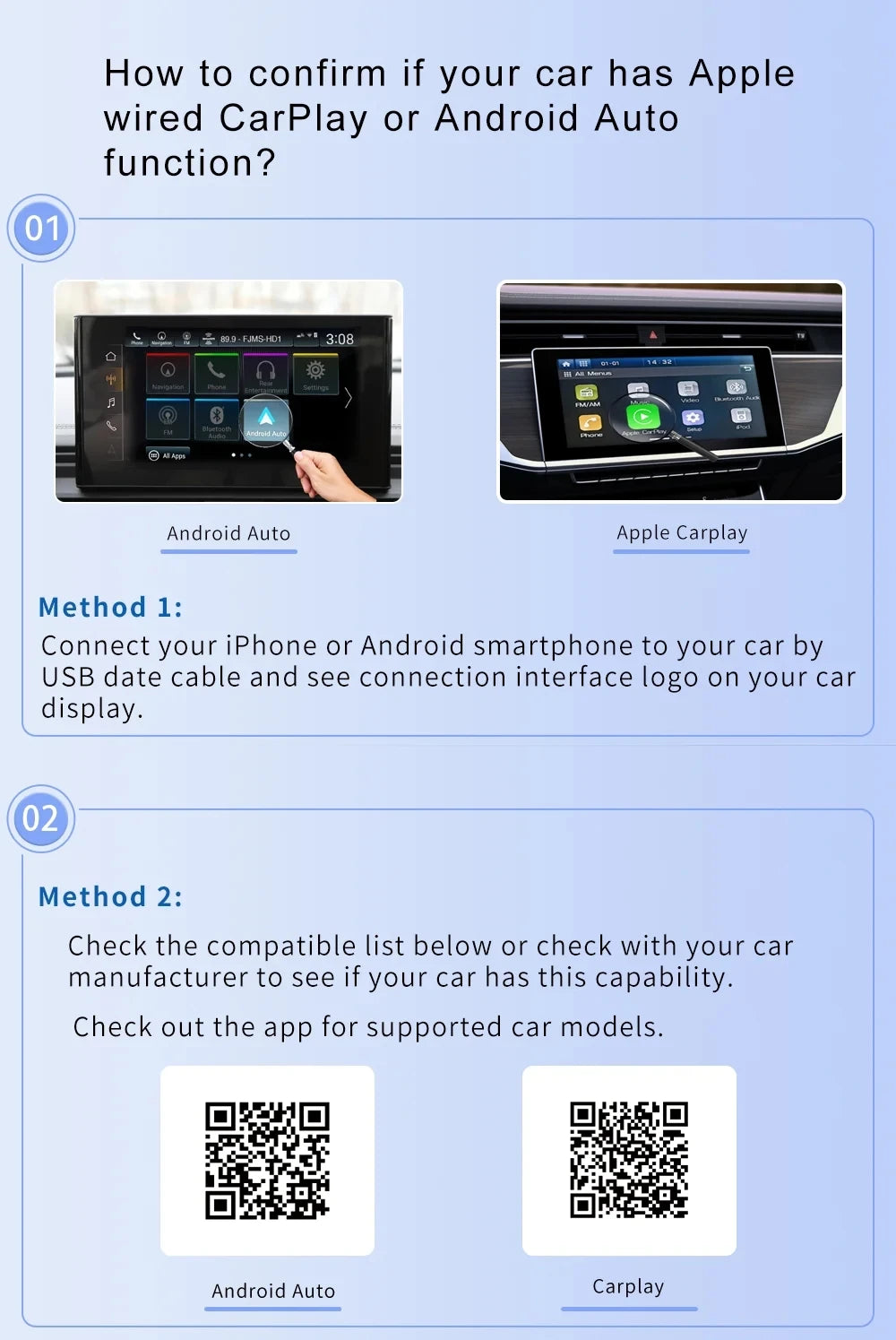 Adaptador 2 em 1 Wireless CarPlay e Android Auto – Conectividade Inteligente Plug &amp; Play para Seu Veículo