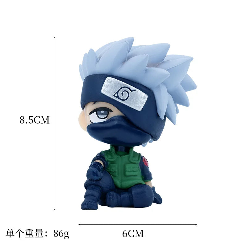 Figura de Ação Naruto Kakashi - 9cm Q Version Kawaii