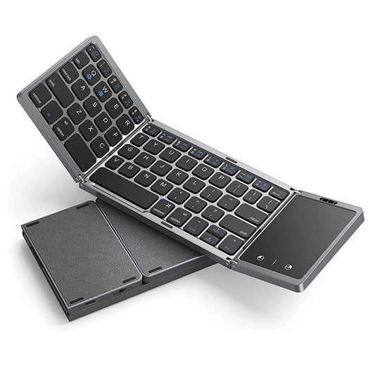 Teclado Dobrável Sem Fio Seenda – Compacto e Portátil!