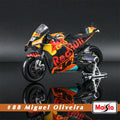 🏍️ Miniatura Moto Yamaha Factory Racing Team 2022 1:18 Maisto – Modelos #21 Morbidelli e #20 Quartararo (Diecast)
