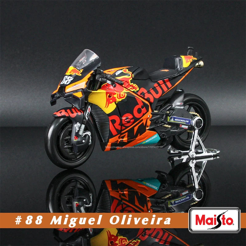 🏍️ Miniatura Moto Yamaha Factory Racing Team 2022 1:18 Maisto – Modelos #21 Morbidelli e #20 Quartararo (Diecast)