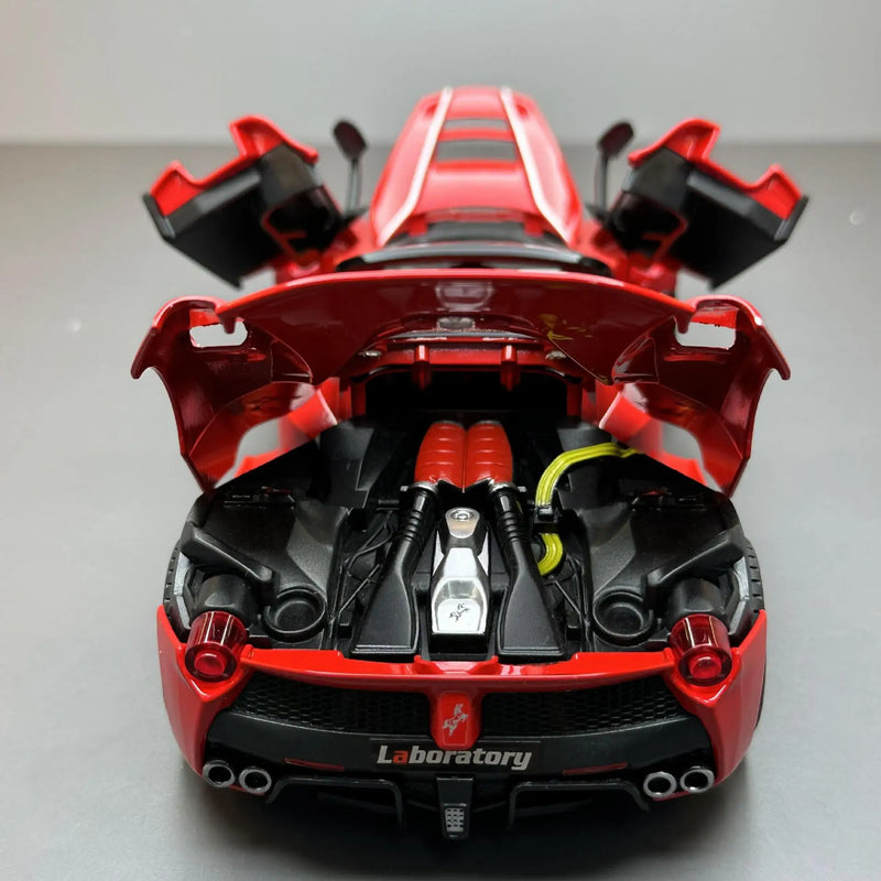 🏎️ Miniatura Ferrari LaFerrari Conversível 1:22 Welly – Modelo de Corrida Colecionável (Diecast)