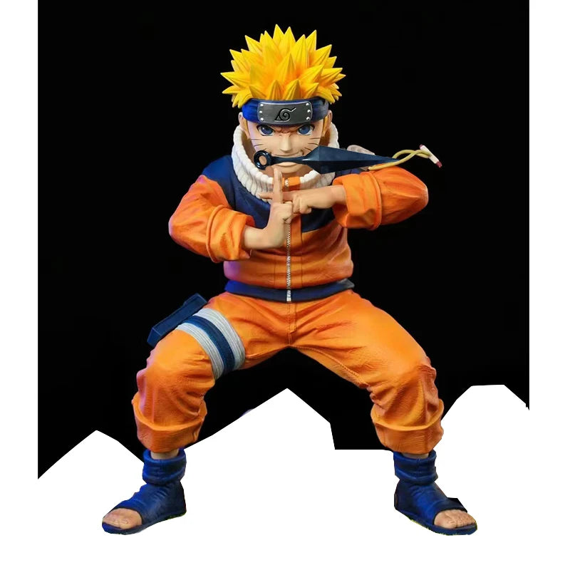 Figura Colecionável Uzumaki Naruto – 18cm Kagebunsin no Jutsu PVC