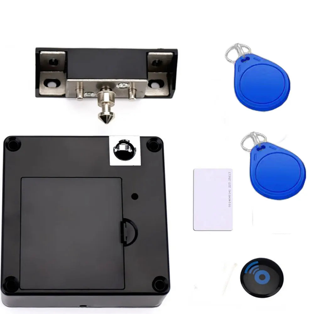 Fechadura Eletrônica Invisível para Gavetas com RFID – Smart Lock com Cartão e Controle por App | Instalação Fácil e Segurança Discreta para Móveis e Armários