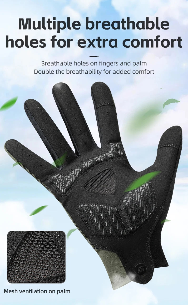 ROCKBROS Luvas de Ciclismo – Proteção, Conforto e Controle!