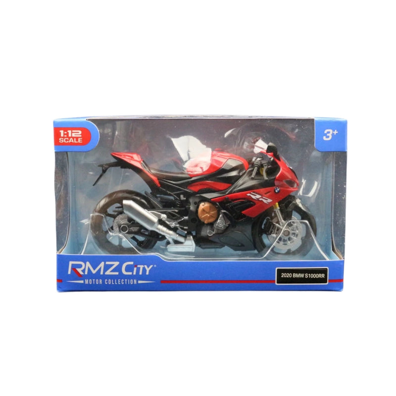 🏍️ Miniatura Moto BMW S1000RR 1:12 RMZ City – Modelo Super Esportiva Colecionável (Diecast)