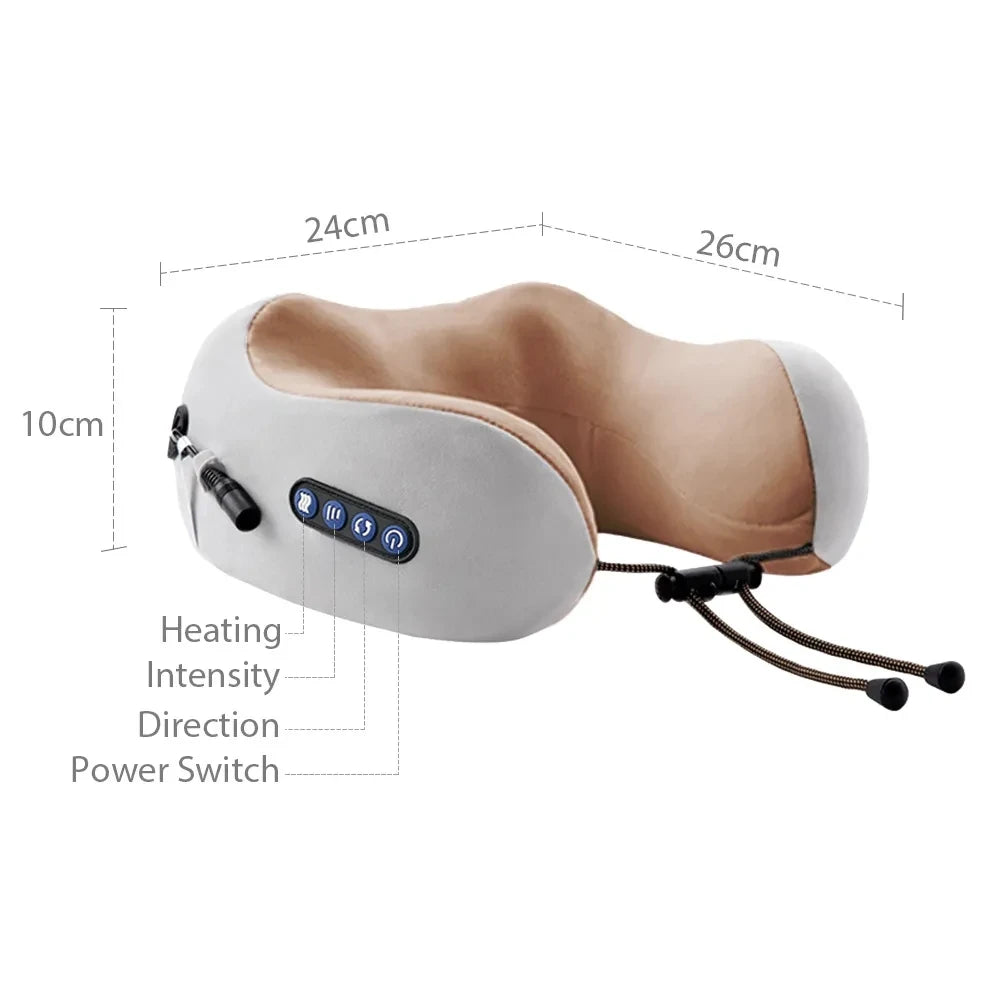 Massageador Cervical Portátil - Relaxamento em Qualquer Lugar!