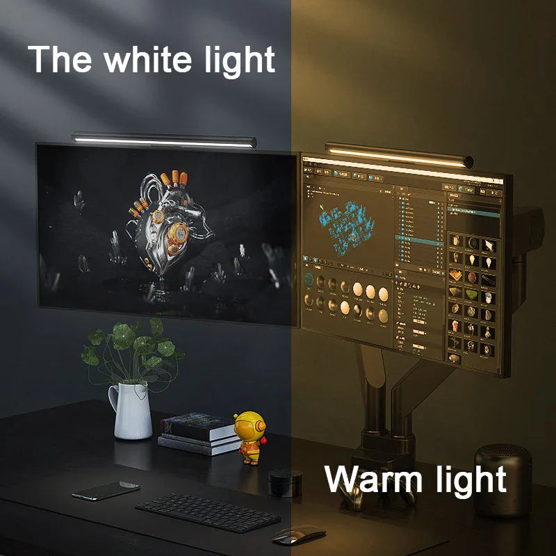 LED Monitor Light Bar for Computer Screen - RGB Atmosphere Table Lamp (44cm)