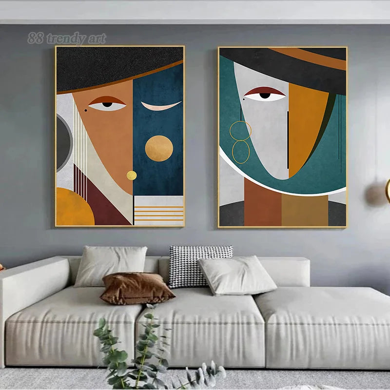 Quadro Abstrato em Tela – Arte Moderna para Decoração