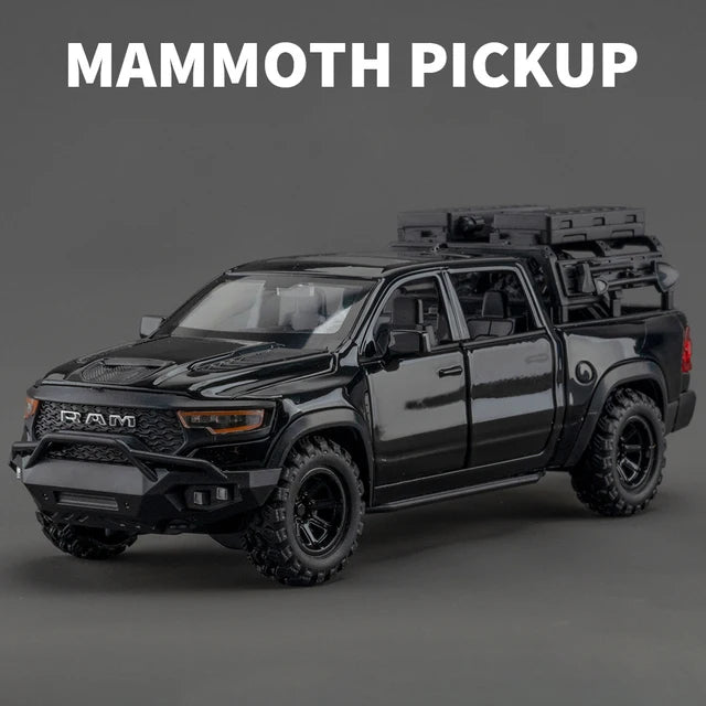 🏁 Miniatura Dodge RAM 1000 TRX Mammoth 1:32 Maisto – Modelo Colecionável com Luz e Som (Diecast)