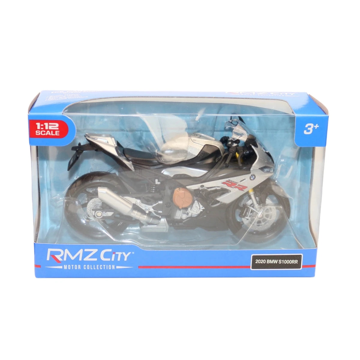 🏍️ Miniatura Moto BMW S1000RR 1:12 RMZ City – Modelo Super Esportiva Colecionável (Diecast)