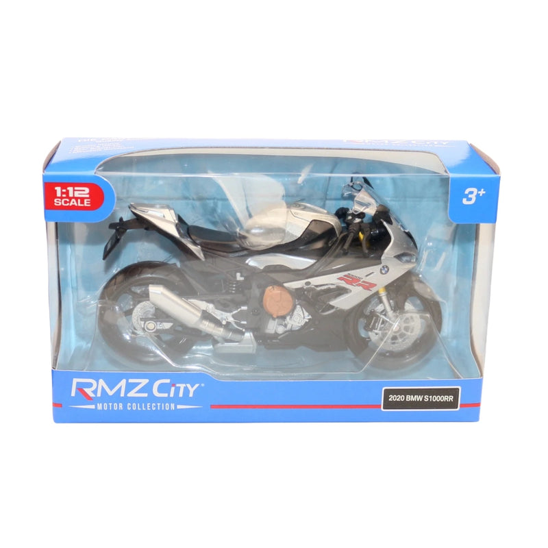 🏍️ Miniatura Moto BMW S1000RR 1:12 RMZ City – Modelo Super Esportiva Colecionável (Diecast)