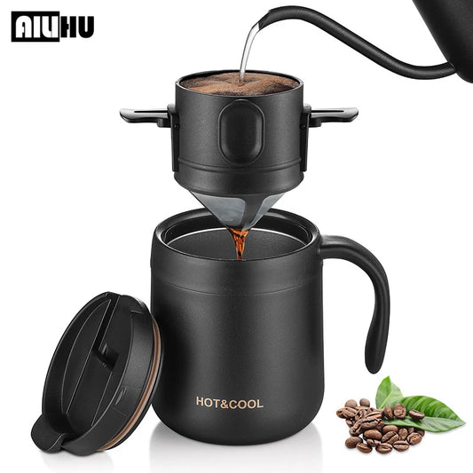 Filtro de Café Portátil em Aço Inoxidável 304 – Reutilizável e Sustentável