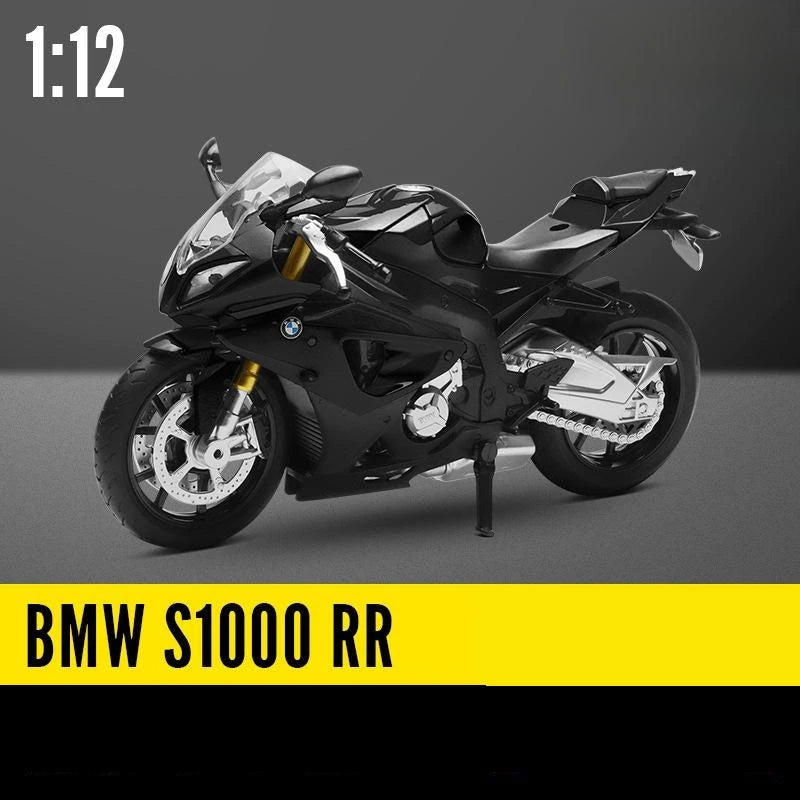 🏍️ Miniatura Moto BMW S1000RR 1:12 RMZ City – Modelo Super Esportiva Colecionável (Diecast)