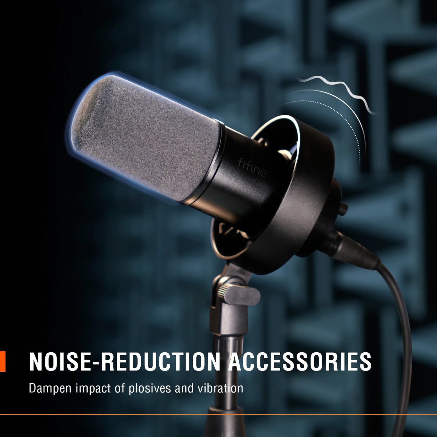 FIFINE K688 – Microfone Dinâmico XLR/USB para Gravação e Streaming